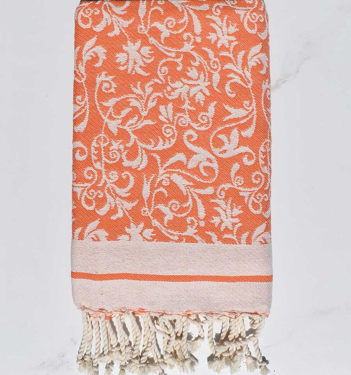 Fouta Versailles orange