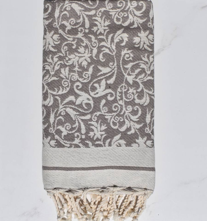 Fouta Versailles taupe