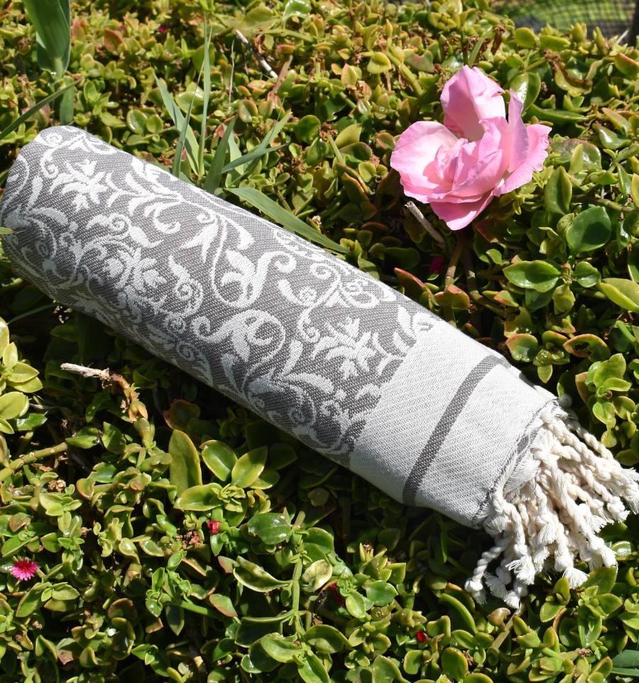 Fouta Versailles taupe