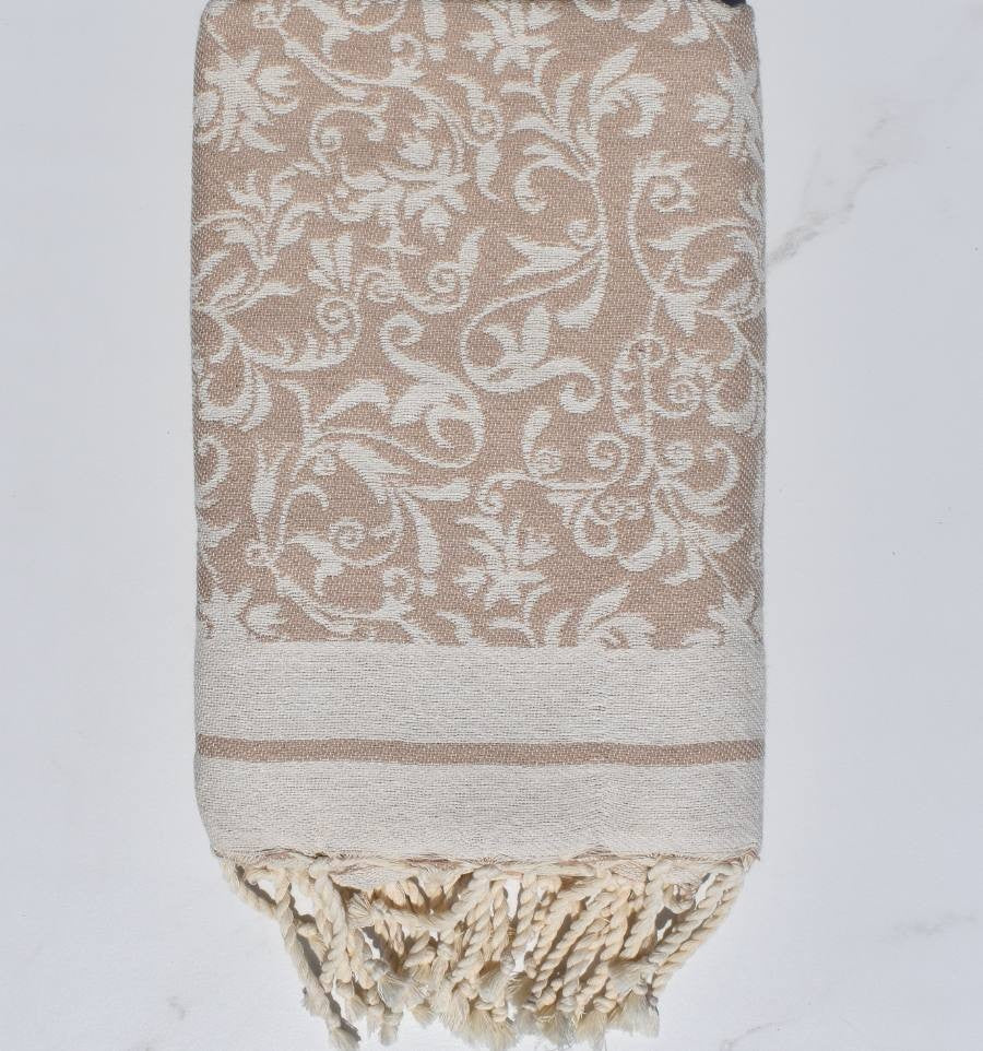 Fouta Versailles beige