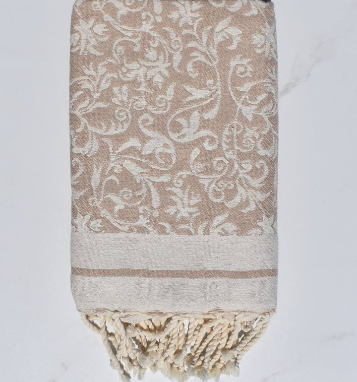 Fouta Versailles beige
