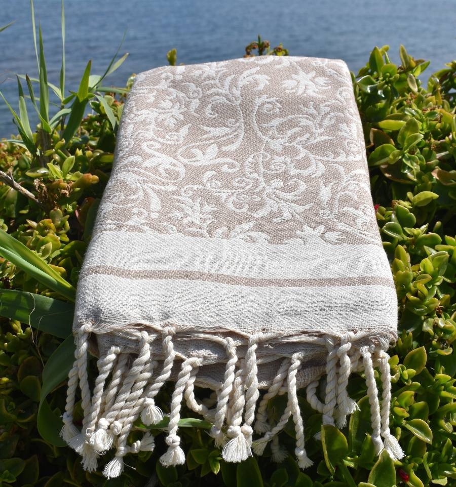 Fouta Versailles beige