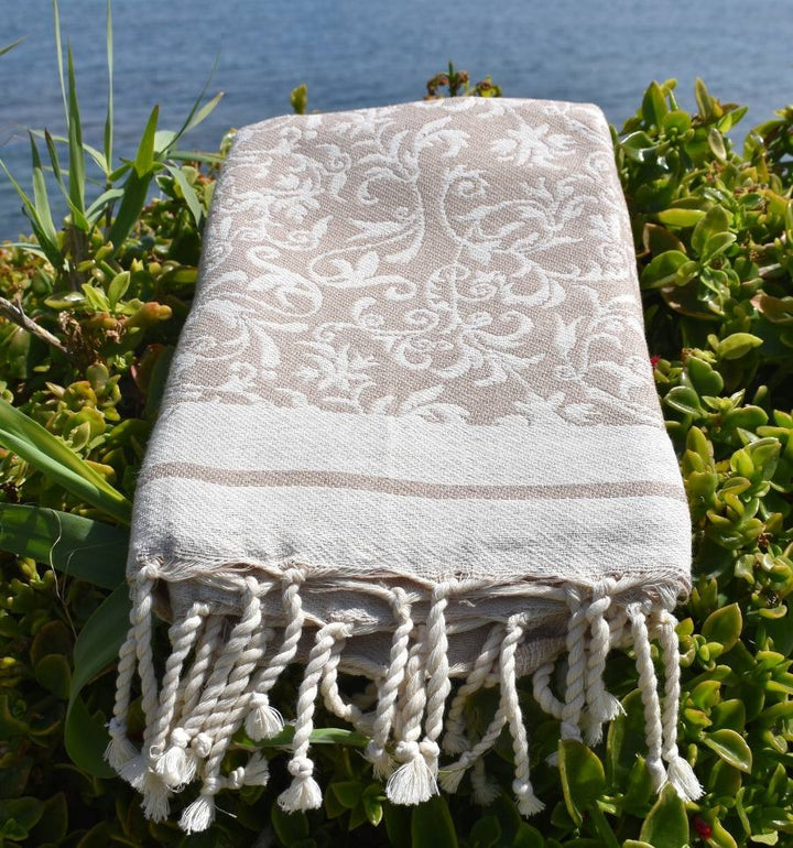 Fouta Versailles beige