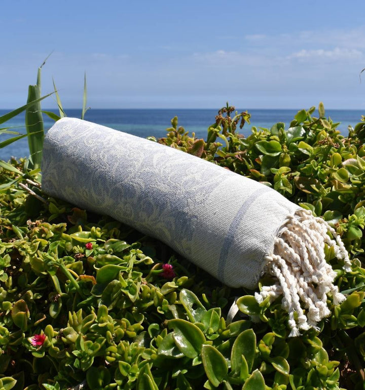 Fouta Versailles gris clair