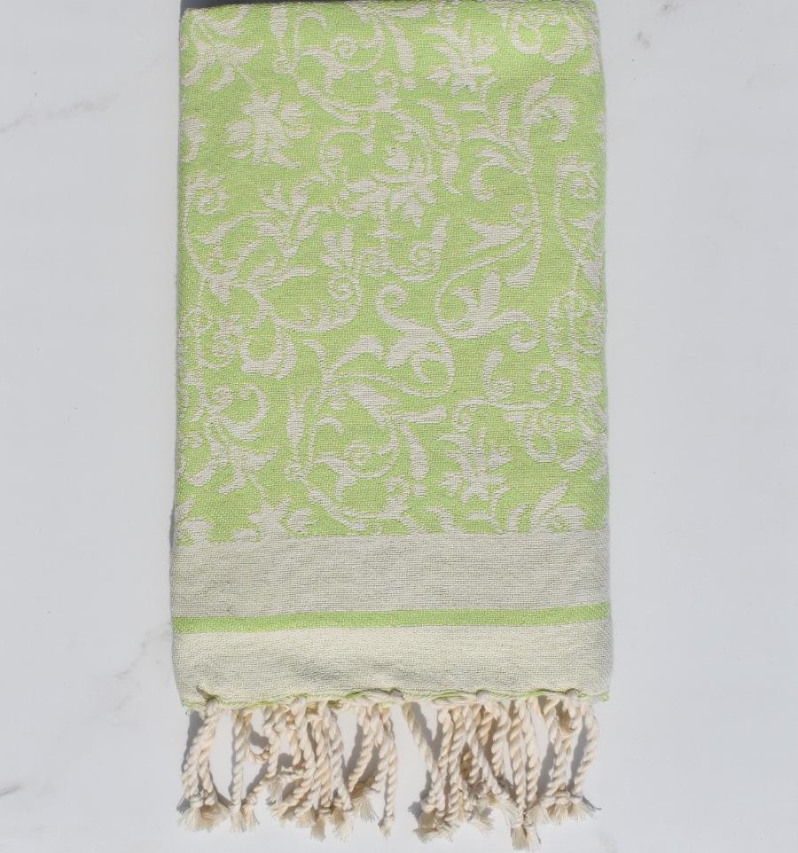 Fouta Versailles vert clair