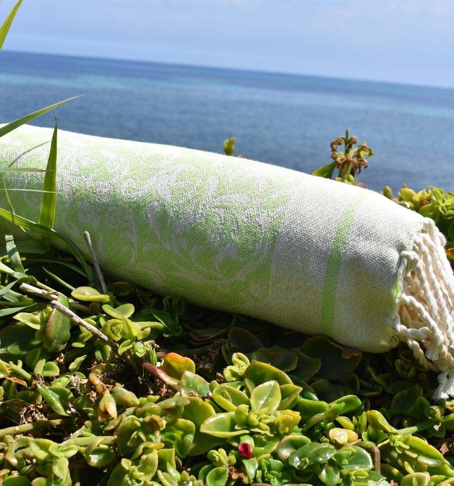 Fouta Versailles vert clair