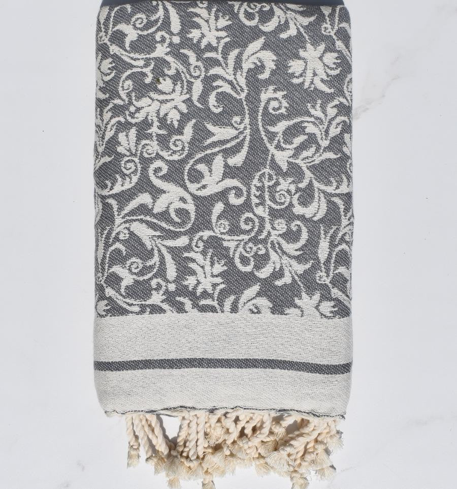 Fouta Versailles gris