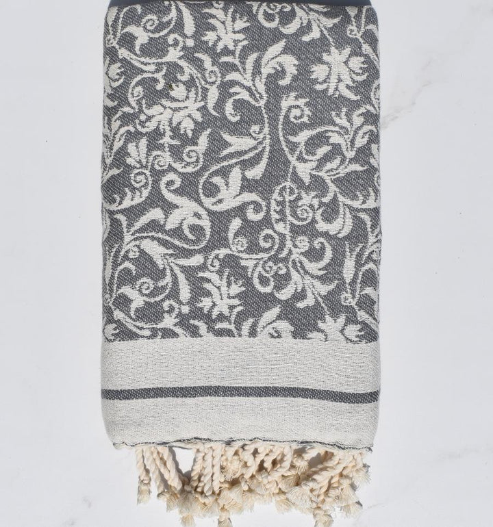 Fouta Versailles gris