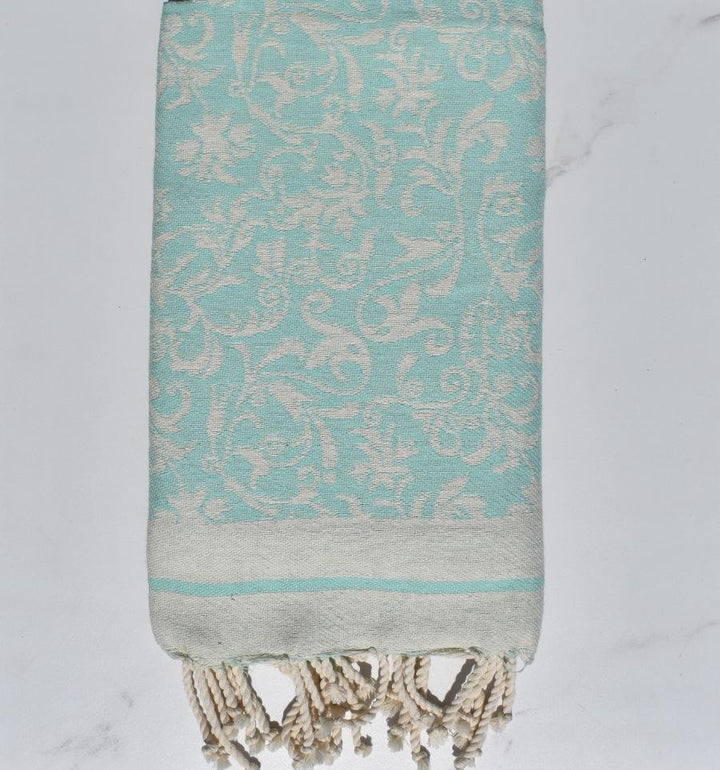 Fouta Versailles vert d'eau