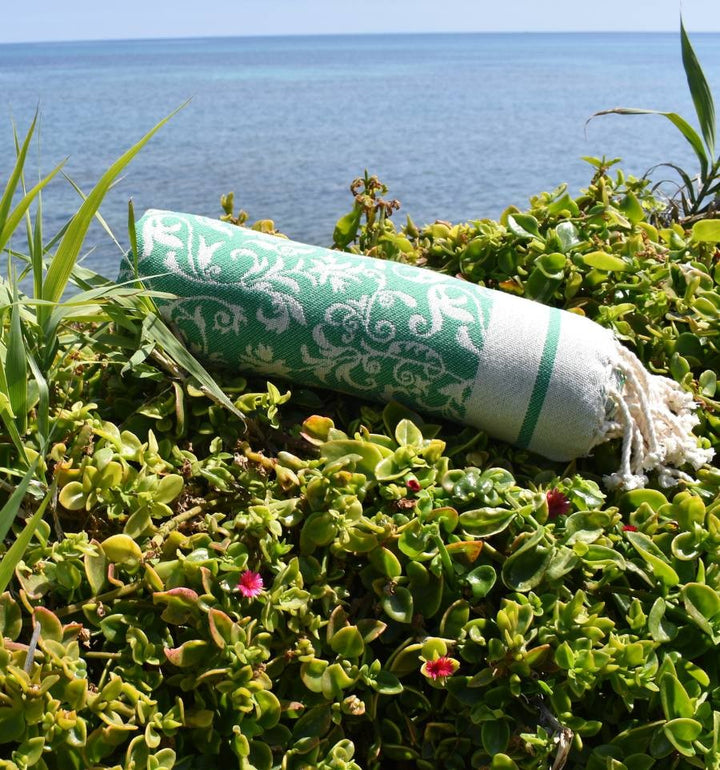 Fouta Versailles vert