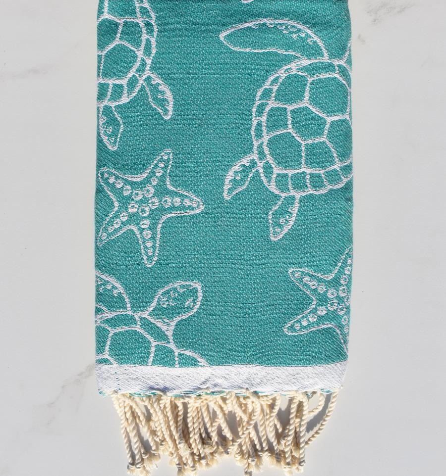 Fouta Seychelles Vert Sarcelle