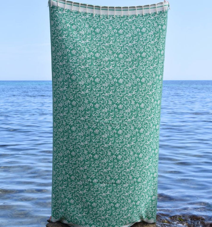 Fouta Versailles vert