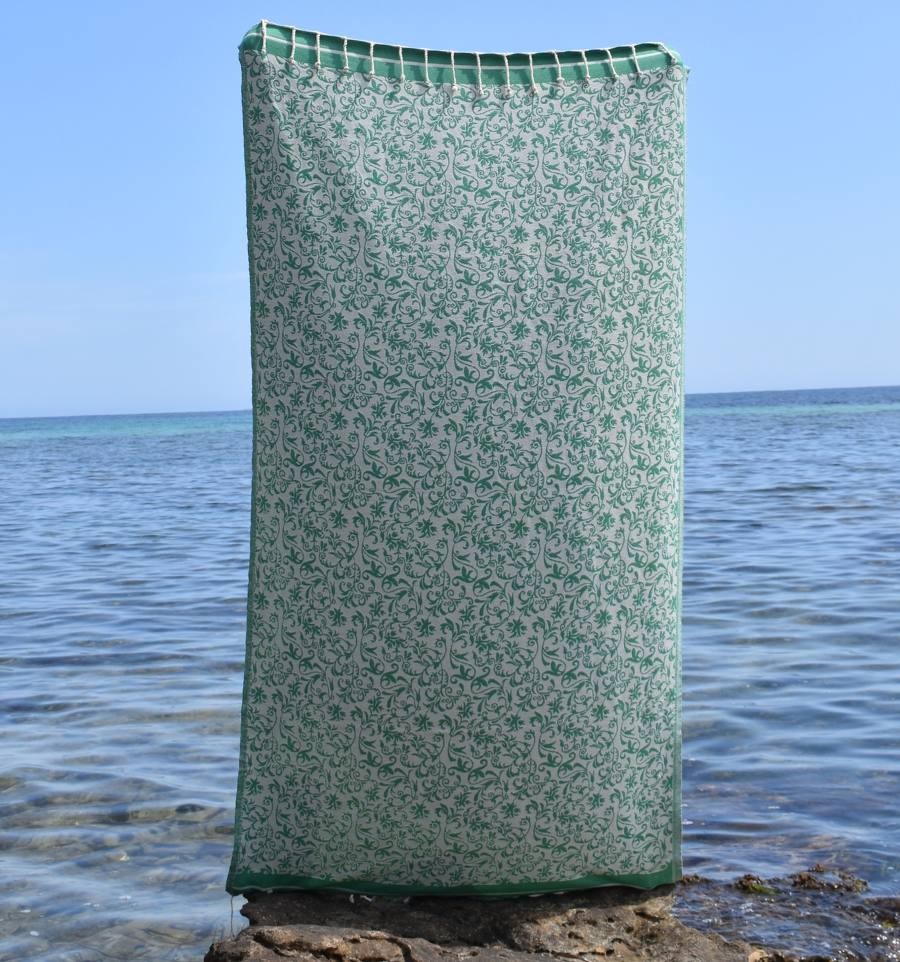 Fouta Versailles vert