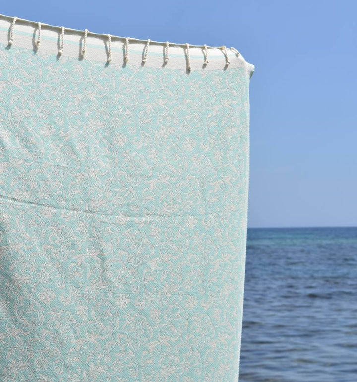 Fouta Versailles vert d'eau