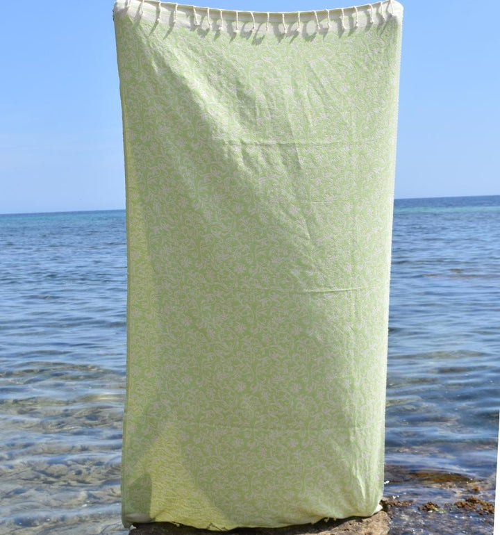 Fouta Versailles vert clair