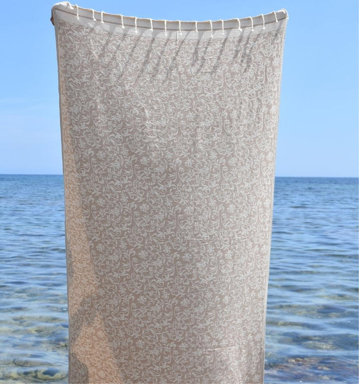 Fouta Versailles taupe