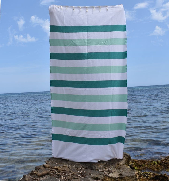 Fouta Monte Carlo vert sarcelle