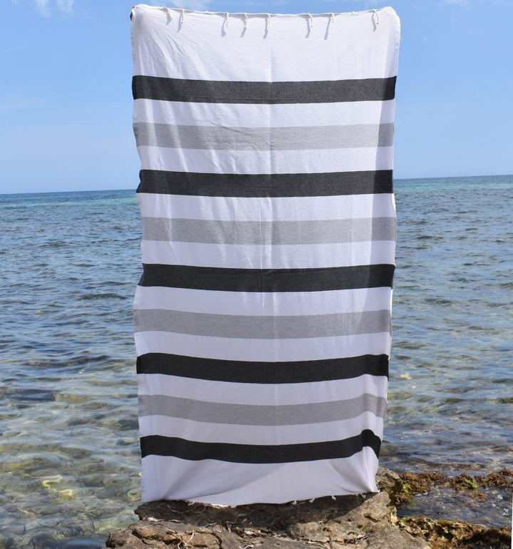 Fouta Monte Carlo gris anthracite