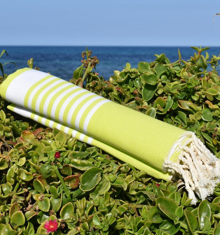 Fouta arthur vert chartreuse