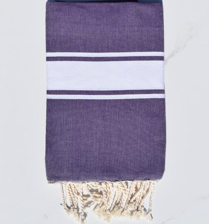 Fouta plate violet