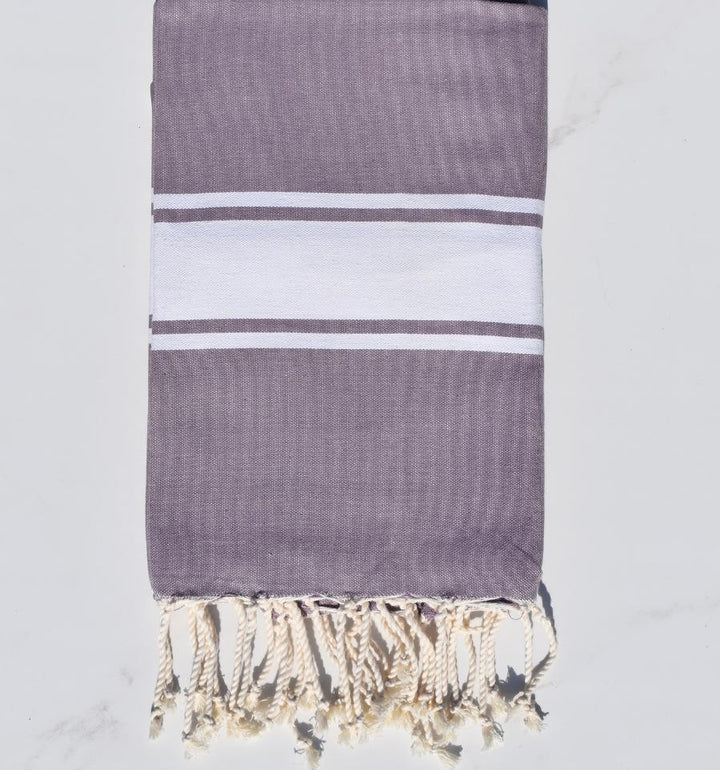 Fouta plate violet glycine