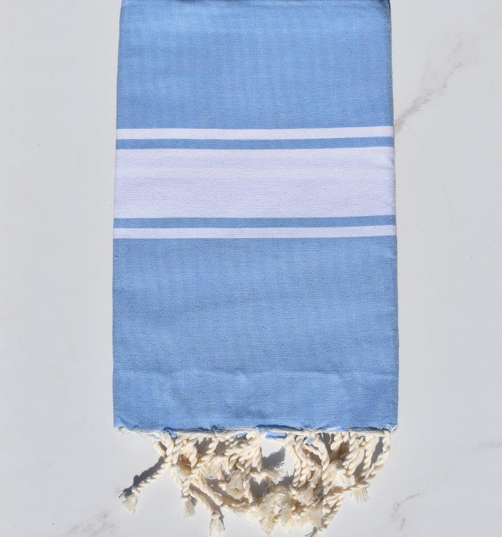 Fouta Plate bleu roi