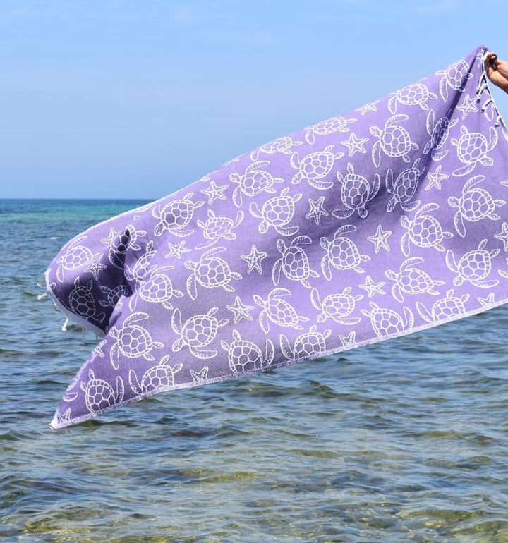 Fouta Seychelles Mauve