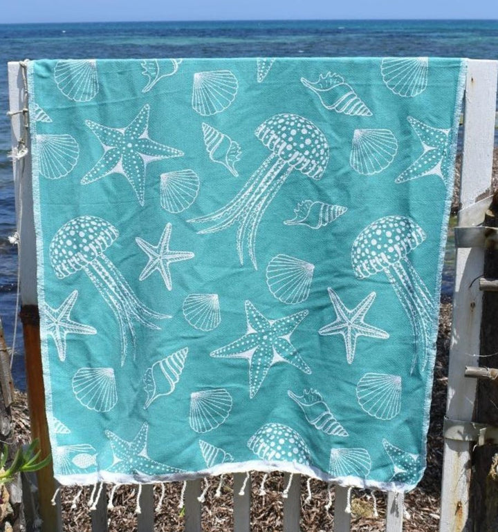 Fouta Fidji vert Sarcelle