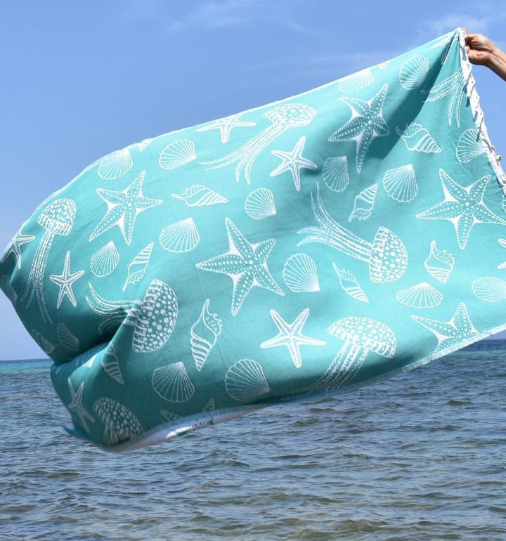 Fouta Fidji vert Sarcelle