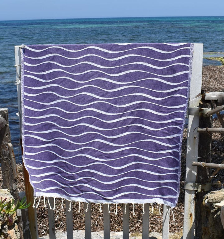 Fouta Hawaï Mauve