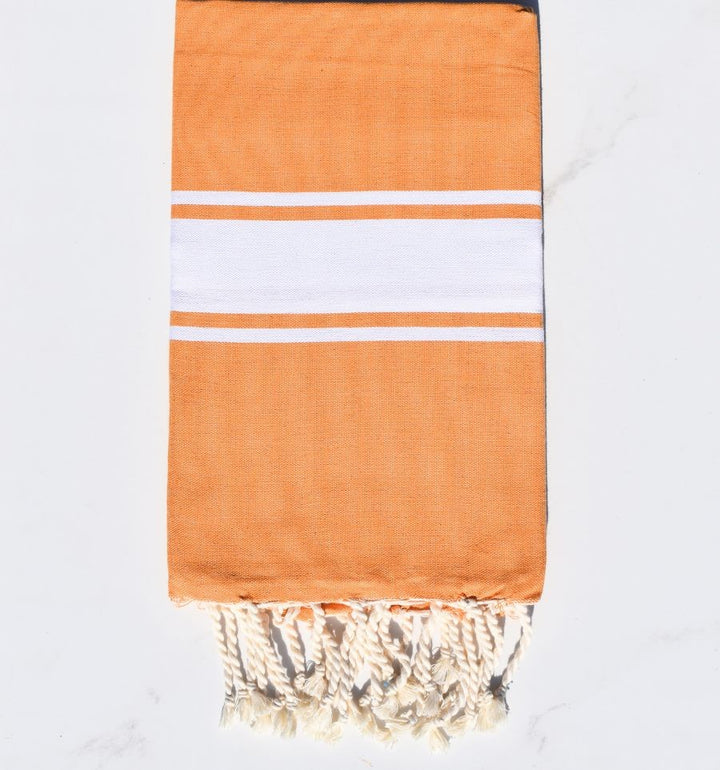 Fouta Plate ocre jaune