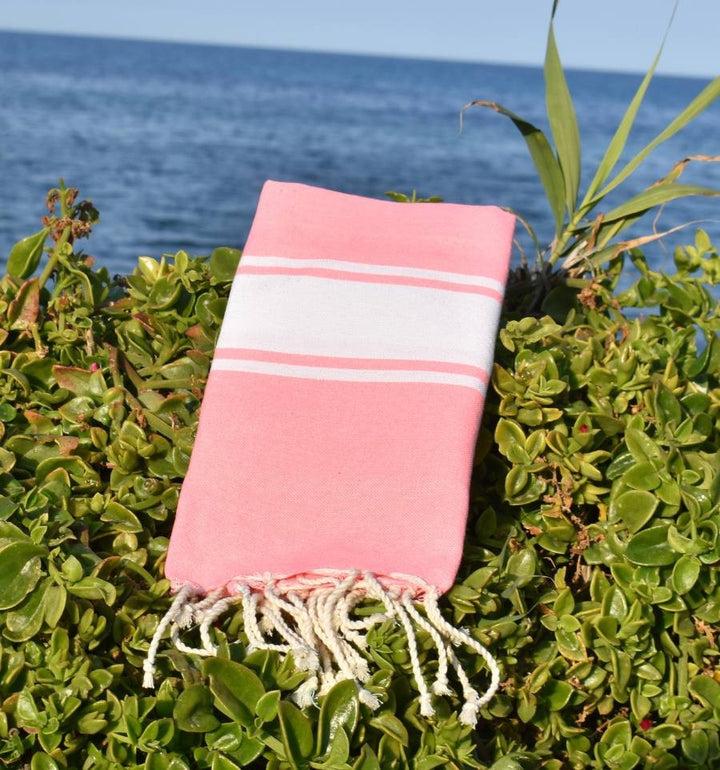 Fouta enfant rose clair