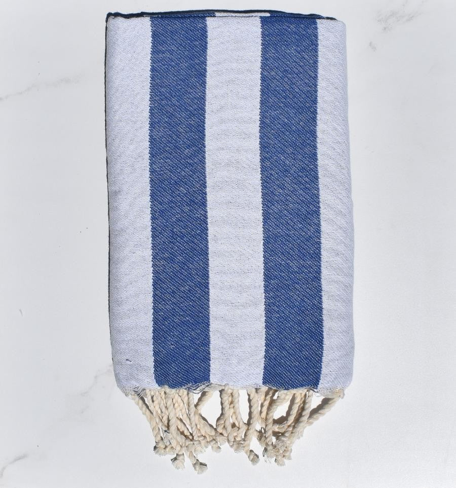 Fouta Alaska bleu roi