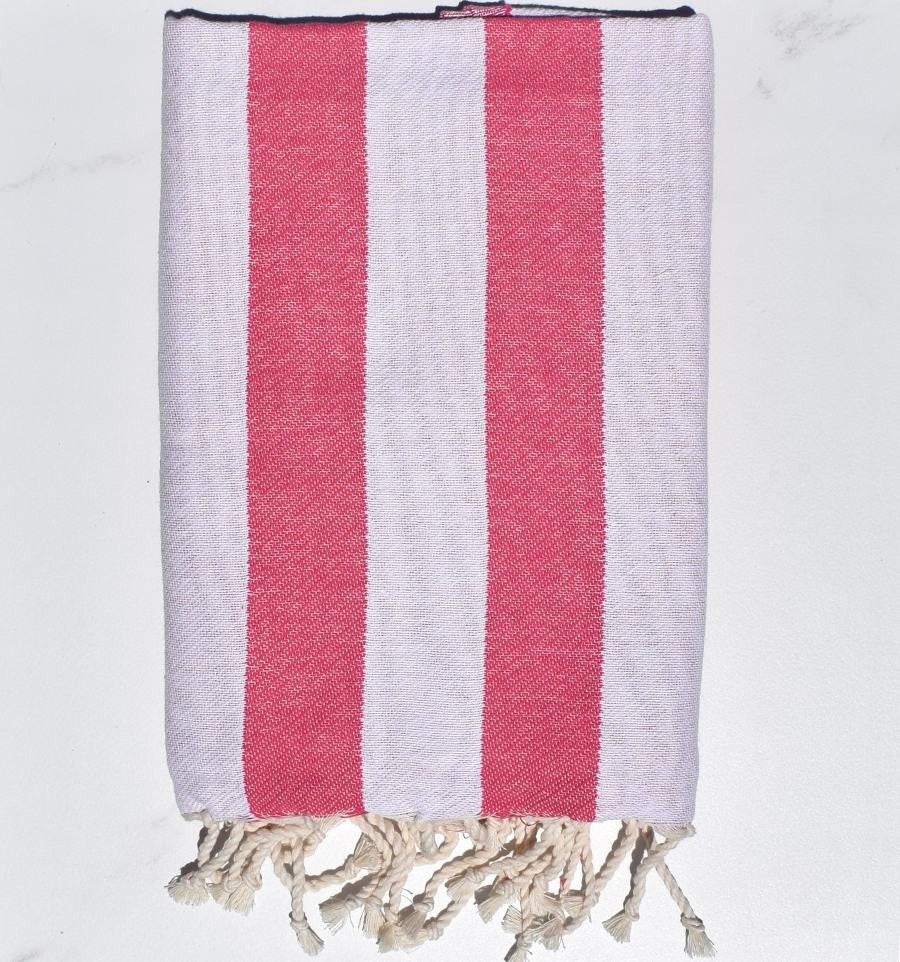 Fouta Alaska rose fuchsia