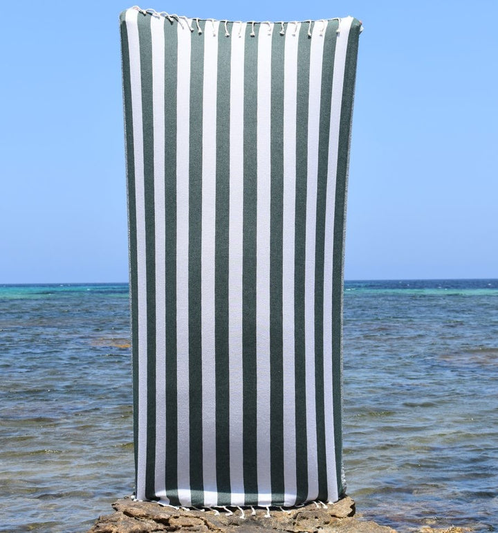 Fouta Alaska vert bouteille