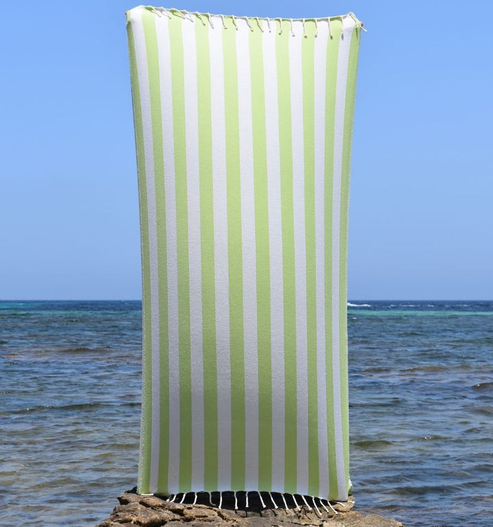 Fouta Alaska vert pistache