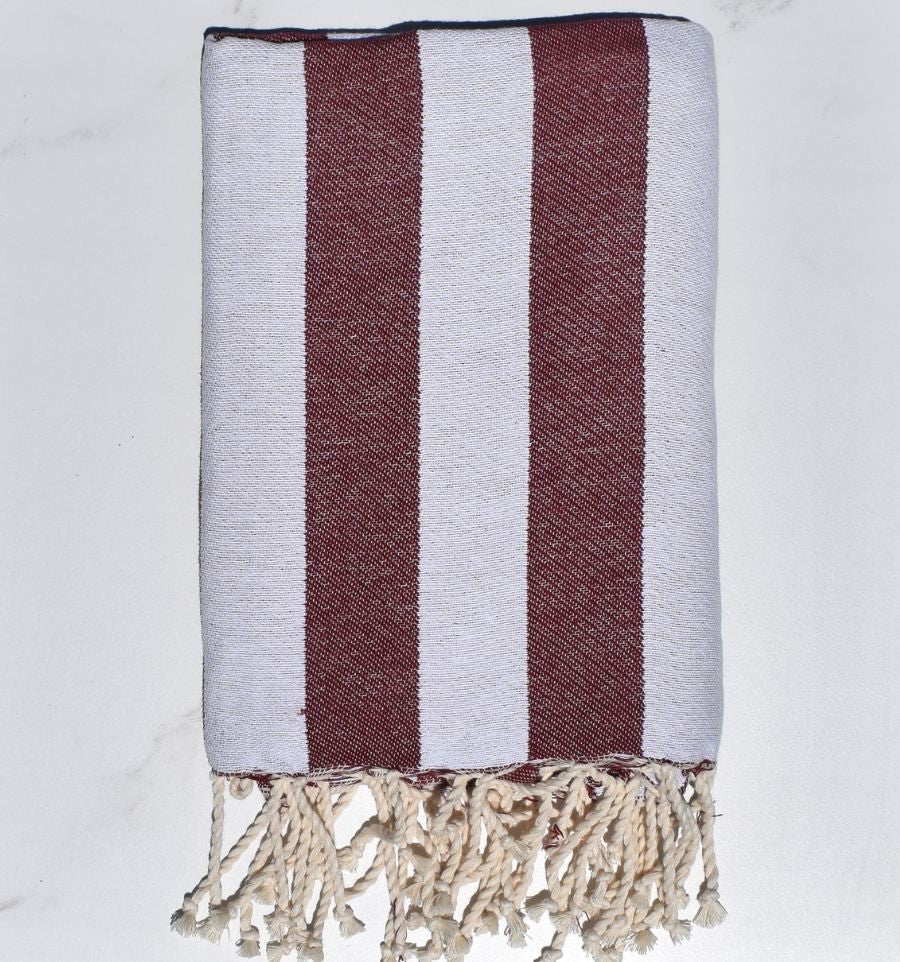 Fouta Alaska bordeaux