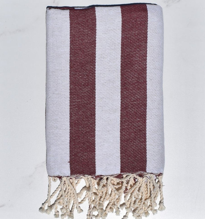 Fouta Alaska bordeaux