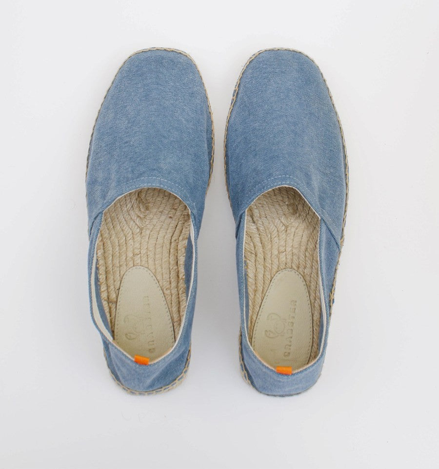 Espadrilles bleu denim