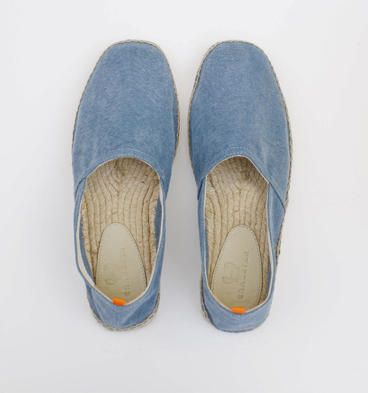 Espadrilles bleu denim
