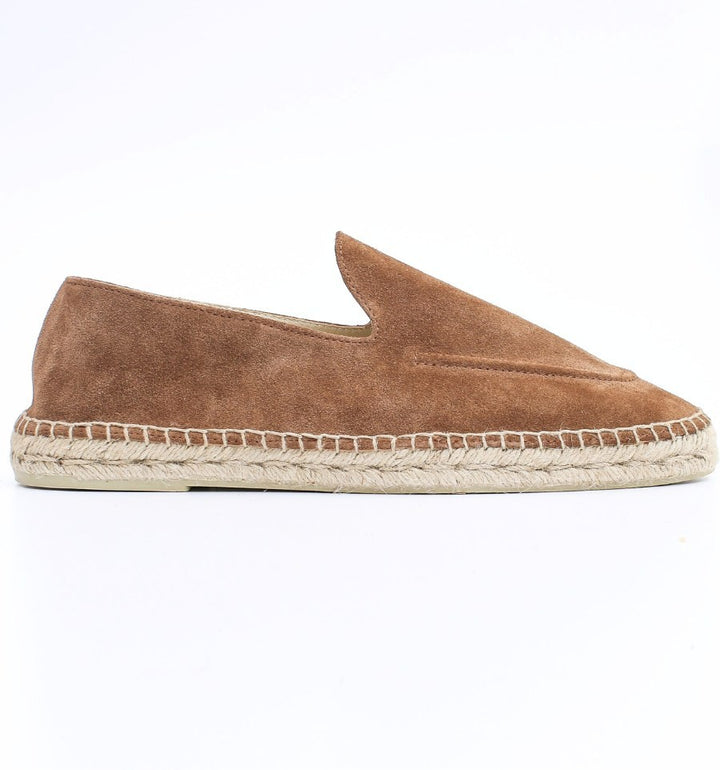 Espadrilles en daim camel