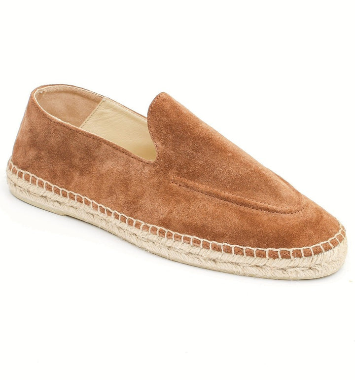 Espadrilles en daim camel