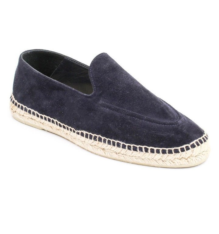 Espadrilles en daim bleu marine