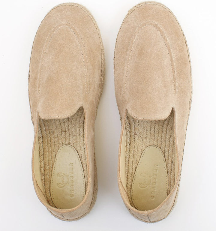 Espadrilles en daim beige