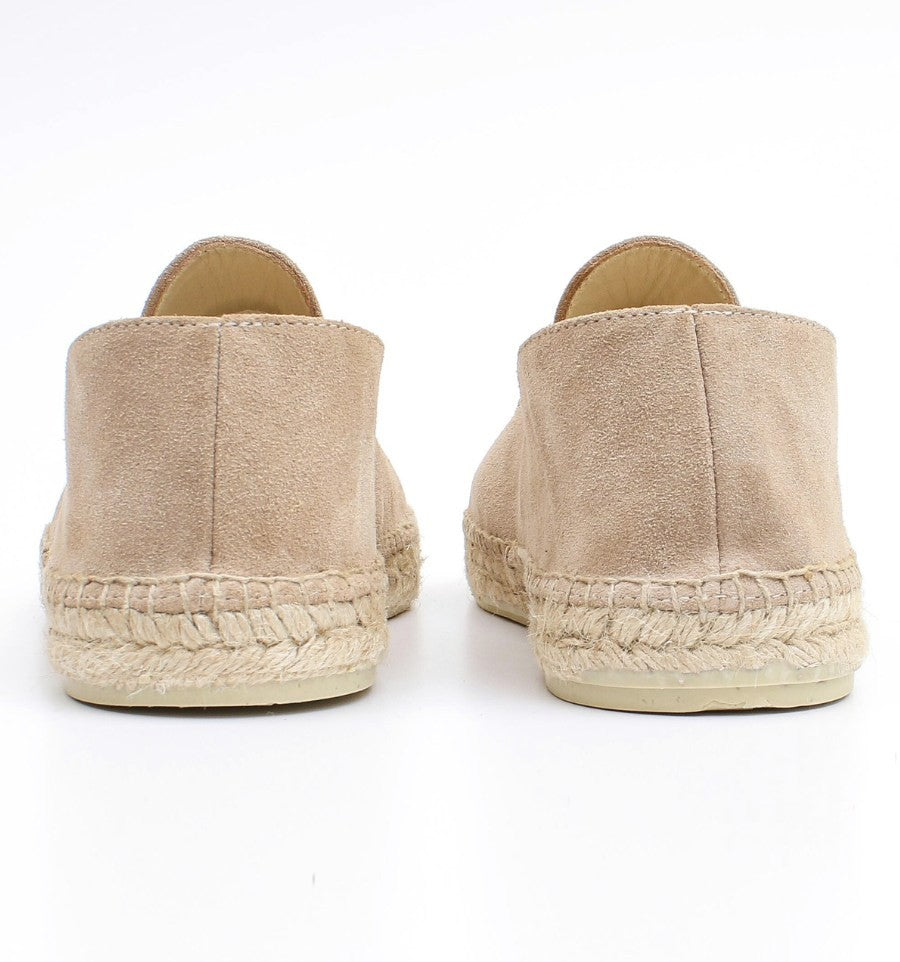 Espadrilles en daim beige