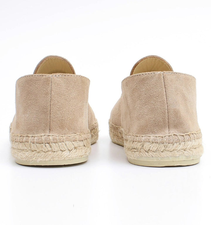 Espadrilles en daim beige