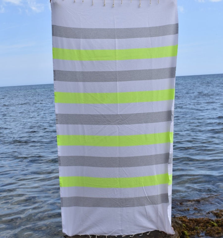 Fouta Monte Carlo gris clair