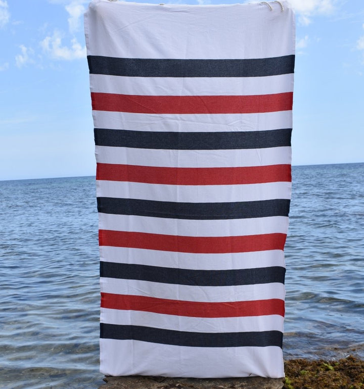 Fouta Monte Carlo bleu nuit