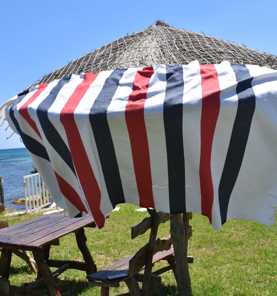 Fouta Monte Carlo bleu nuit