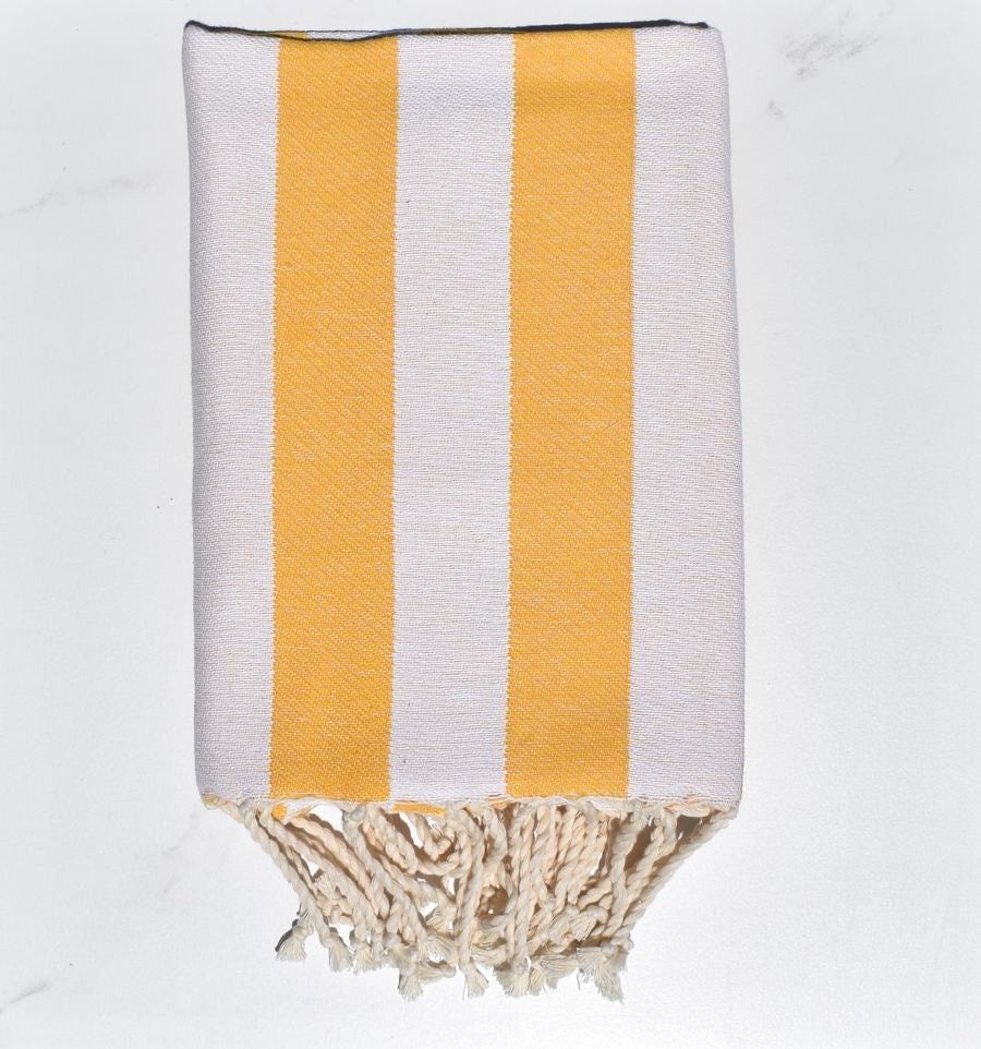 Fouta Alaska jaune foncé